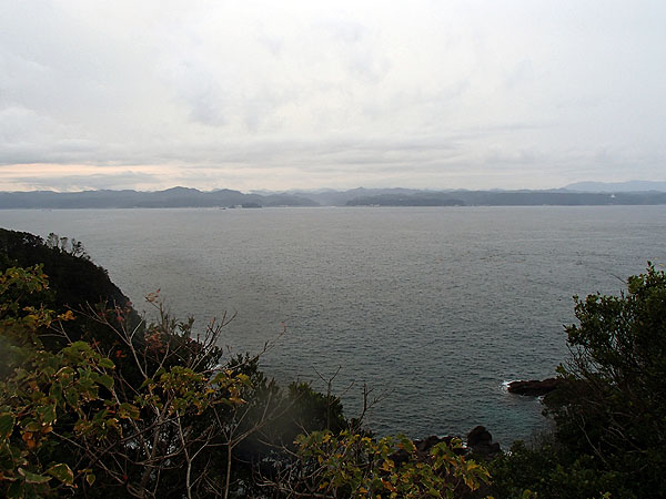 大島から見た串本方面